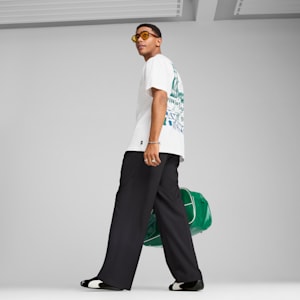 Playera House Of Graphics "What" para hombre, PUMA White, extralarge